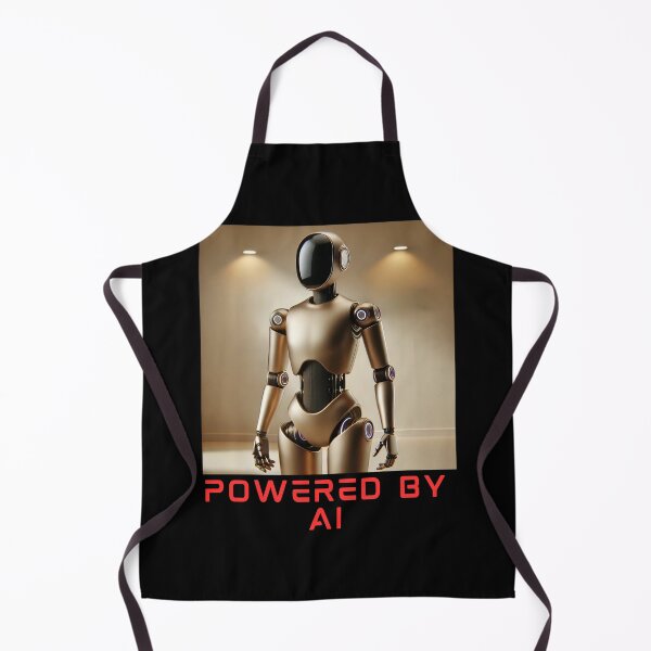 Item preview, Powered by AI Robot Design Futuristic Artificial Intelligence Tech Aesthetic Machine Learning Cyberpunk Graphic designed and sold by TEEJAMBOREE.