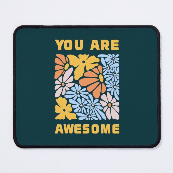 Item preview,  You Are Awesome – Bright Flower Aesthetic designed and sold by Novalineastudio.