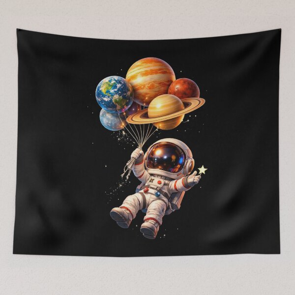 Item preview, Funny Astronaut Planets Boys Girls Kids Astronomy Space designed and sold by clothesy7.