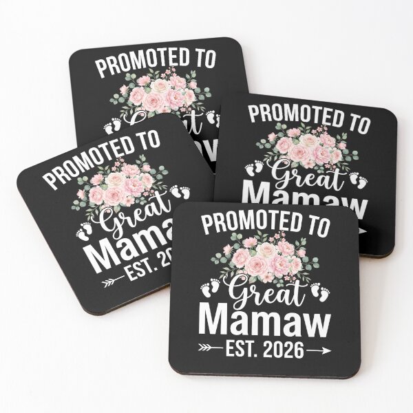 Item preview, Promoted To Great Mamaw Est. 2026 New Great Grandma Announcement designed and sold by SofenArt.