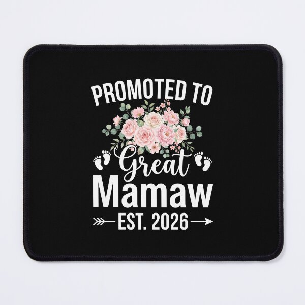 Item preview, Promoted To Great Mamaw Est. 2026 New Great Grandma Announcement designed and sold by SofenArt.