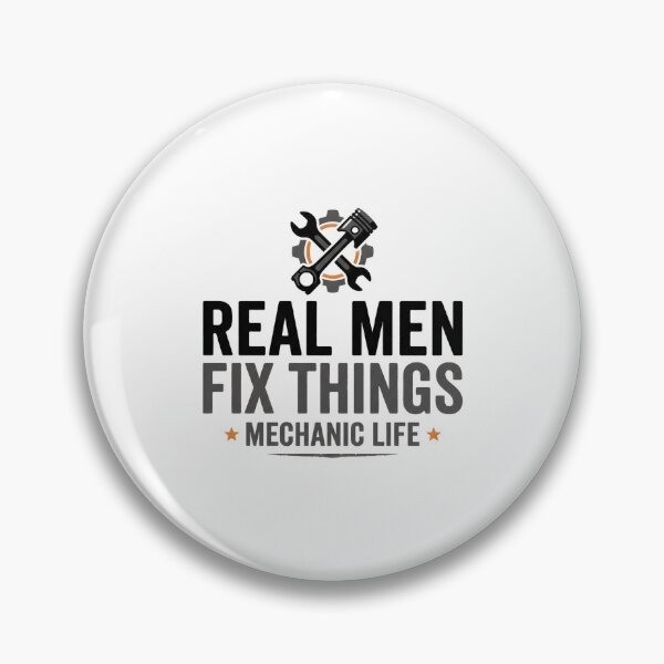 Item preview, Real Men Fix Things Shirt – Mechanic Life Graphic Tee designed and sold by relso.