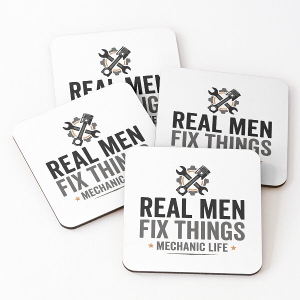 Item preview, Real Men Fix Things Shirt – Mechanic Life Graphic Tee designed and sold by relso.