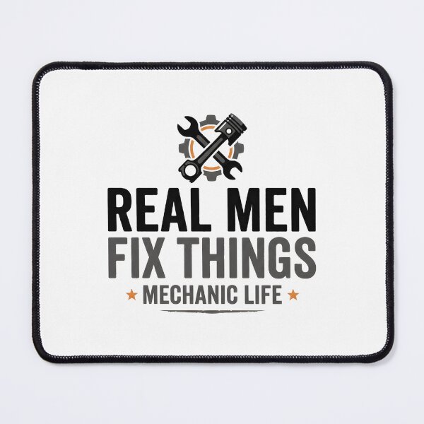 Item preview, Real Men Fix Things Shirt – Mechanic Life Graphic Tee designed and sold by relso.