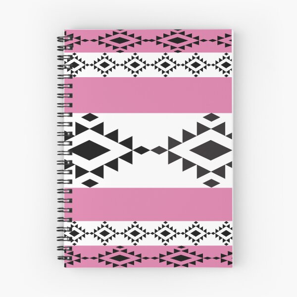 Item preview, Modern Pink and Charcoal Southwestern Geometric Tribal Pattern designed and sold by AdesignbyG.
