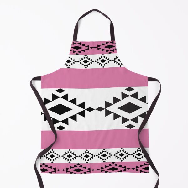 Item preview, Modern Pink and Charcoal Southwestern Geometric Tribal Pattern designed and sold by AdesignbyG.