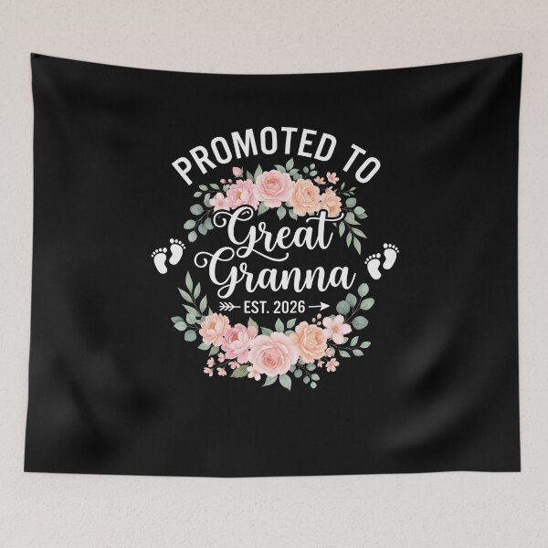 Item preview, Promoted+To+Great+Granna+Est. 2026+New+Baby+Announcement+Future+Great+Grandma+Gift designed and sold by SofenArt.