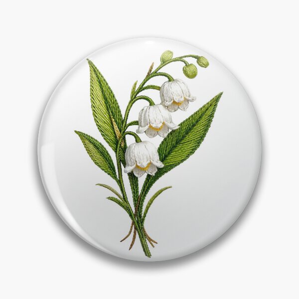 Item preview, Lily of the Valley Realistic Embroidery designed and sold by mybunnyparadise.