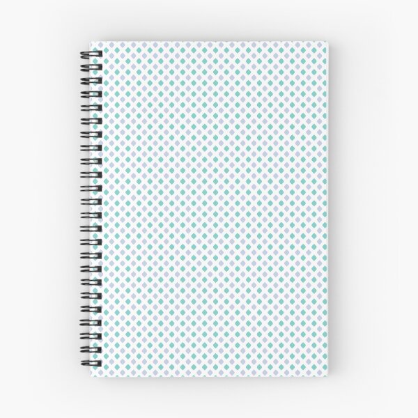 Item preview, Periwinkle & green small scale shapes on white  designed and sold by Mint + Midnight.