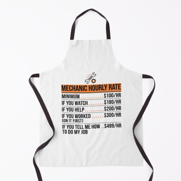 Item preview, Mechanic Hourly Rate Shirt – Funny Mechanic Humor Work Graphic Tee designed and sold by relso.