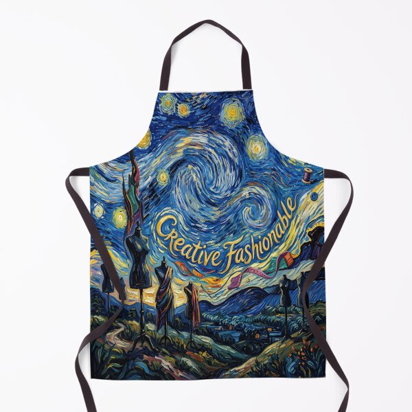 Item preview, Van Gogh Style Fashion Sewing Swirl Art Design designed and sold by Creative Fashion Designs.