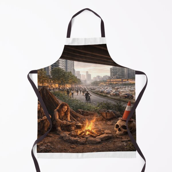 Item preview, Prehistoric Survivors Under Modern City designed and sold by SkirtOnTheMoon.