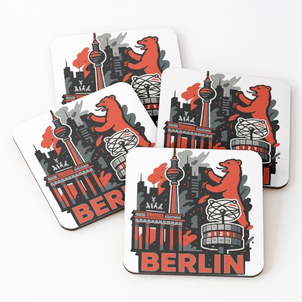 Item preview, Berlin Skyline Bear designed and sold by xyab.