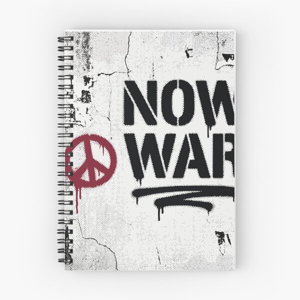 Item preview, Anti-War NOW WAR Peace Sign Graffiti Protest Art designed and sold by BestChoiceService.