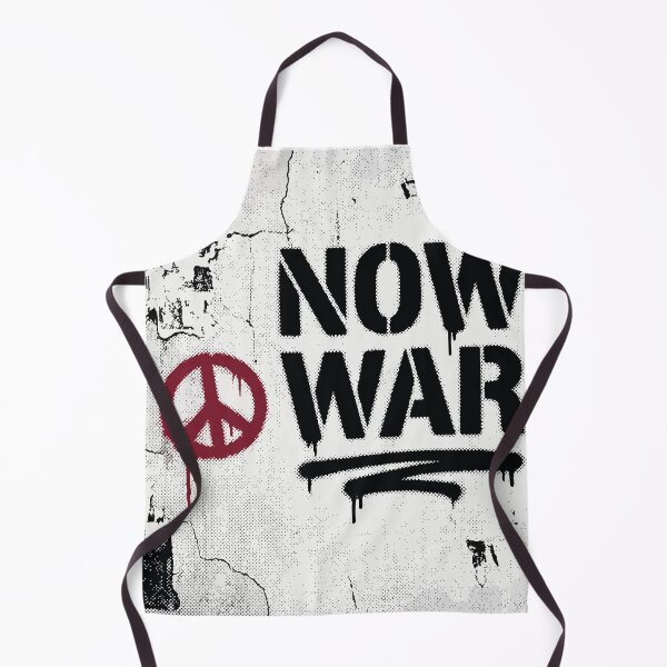 Item preview, Anti-War NOW WAR Peace Sign Graffiti Protest Art designed and sold by BestChoiceService.