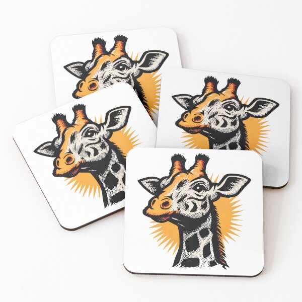 Artikelvorschau, Pop-Art Giraffen-Ausbruch entworfen und verkauft von ForeverPrintsOK.
