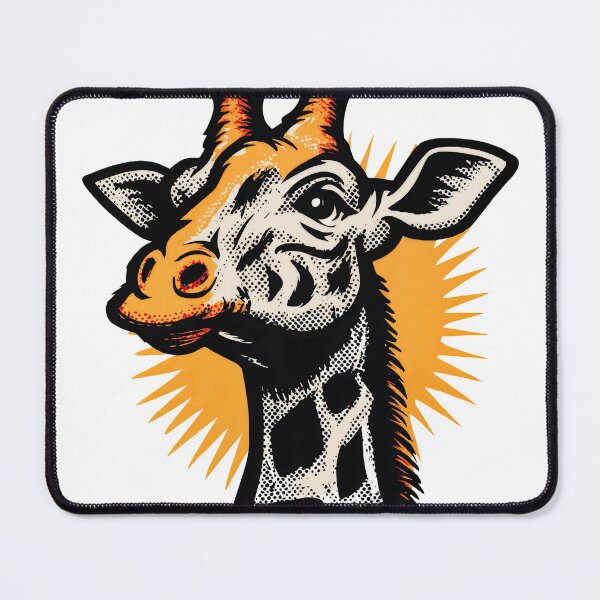Artikelvorschau, Pop-Art Giraffen-Ausbruch entworfen und verkauft von ForeverPrintsOK.