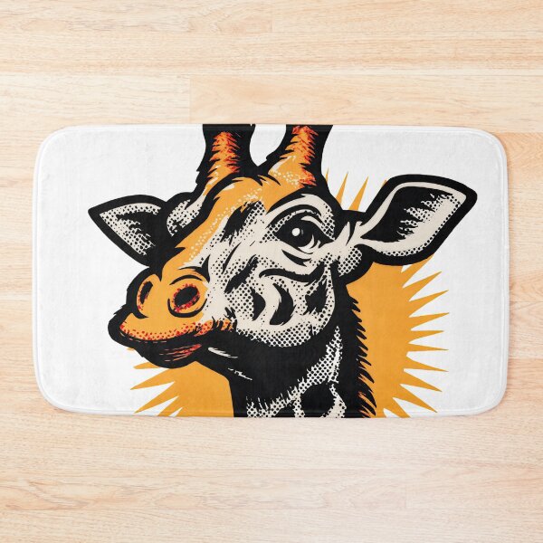 Artikelvorschau, Pop-Art Giraffen-Ausbruch entworfen und verkauft von ForeverPrintsOK.