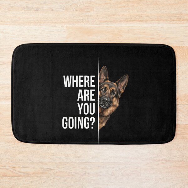 Item preview, Where Are You Going? German Shepherd Dog Owner Pet Parent designed and sold by SofenArt.