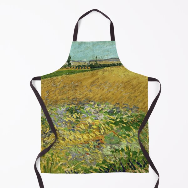 Item preview, Wheatfield by Vincent van Gogh: Post Impressionist Landscape Poster designed and sold by artofuniverse.