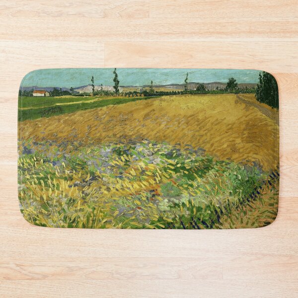 Item preview, Wheatfield by Vincent van Gogh: Post Impressionist Landscape Poster designed and sold by artofuniverse.
