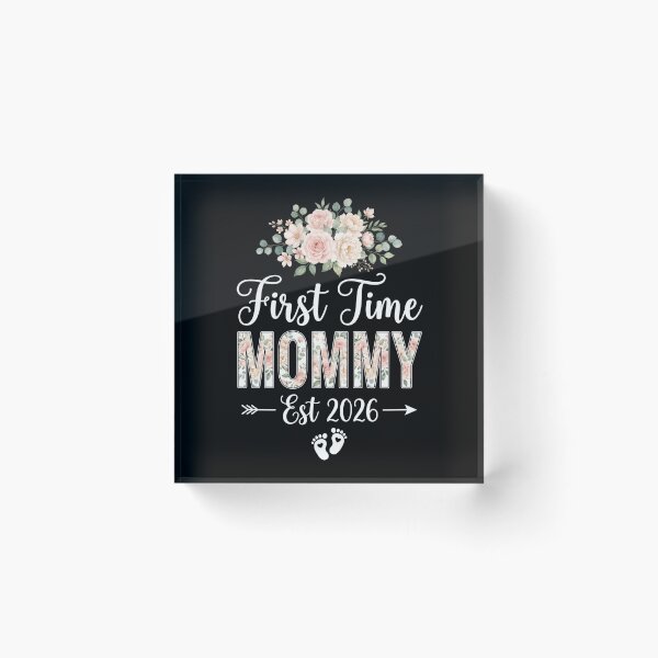 Item preview, First Time Mommy Est 2026 Expecting Mother Pregnancy Announcement designed and sold by SofenArt.