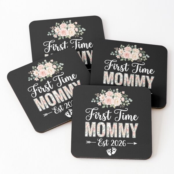 Item preview, First Time Mommy Est 2026 Expecting Mother Pregnancy Announcement designed and sold by SofenArt.