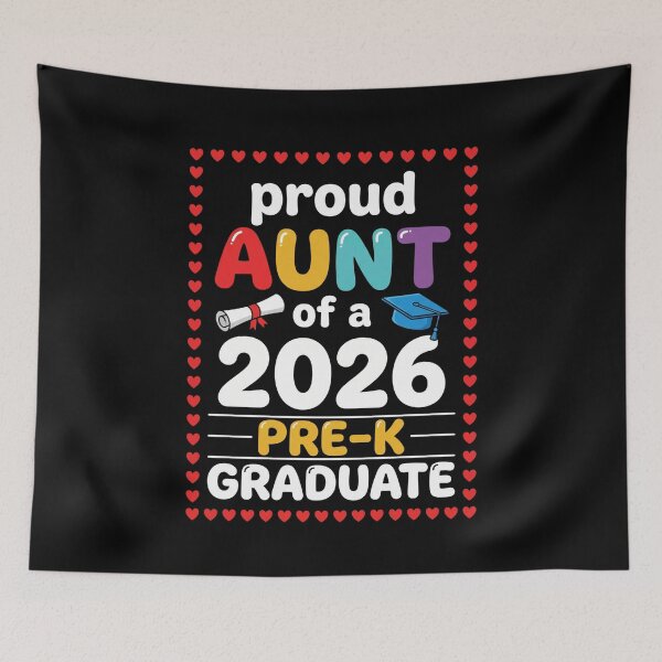 Item preview, Proud Aunt Of A 2026 Pre-K Graduate Family Graduation designed and sold by SofenArt.