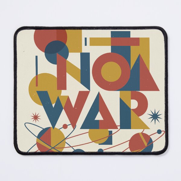 Item preview, No War Geometric Bauhaus Abstract Peace Art designed and sold by BestChoiceService.