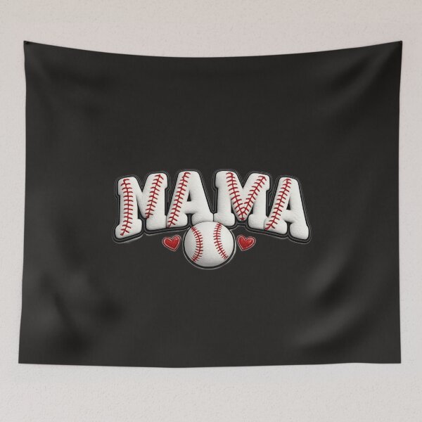 Item preview, Baseball Mama 3D Puffy - Retro Sports Mom Aesthetic designed and sold by Lozarux.