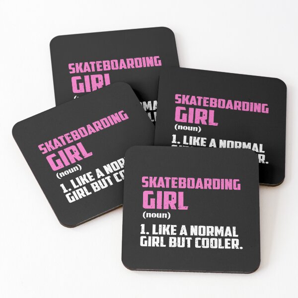 Item preview, Skateboarding Girl Like A Normal Girl But Cooler designed and sold by GabbyKash.