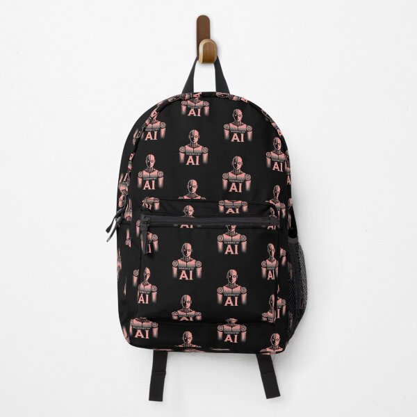 Item preview, Powered by AI Robot Design Futuristic Artificial Intelligence Tech Aesthetic Machine Learning Cyberpunk Graphic designed and sold by TEEJAMBOREE.