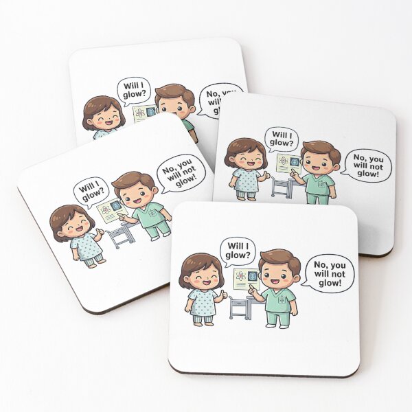 Item preview, Funny Nuclear Medicine Tech Gift – “Will I Glow?” Cute Radiology Humor Design designed and sold by Mr-3.