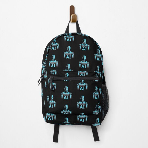 Item preview, Powered by AI Robot Design Futuristic Artificial Intelligence Tech Aesthetic Machine Learning Cyberpunk Graphic designed and sold by TEEJAMBOREE.