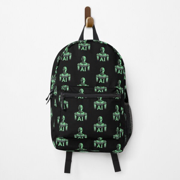 Item preview, Powered by AI Robot Design Futuristic Artificial Intelligence Tech Aesthetic Machine Learning Cyberpunk Graphic designed and sold by TEEJAMBOREE.