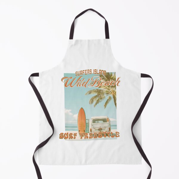 Item preview, Surfers Island Retro Surf Van Beach Design designed and sold by Novalineastudio.