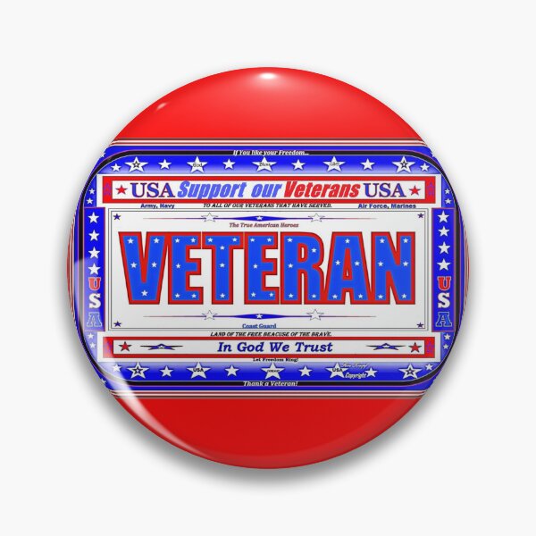 Item preview, SUPPORT OUR VETERANS!  U. S. A.  designed and sold by Imagin8er.