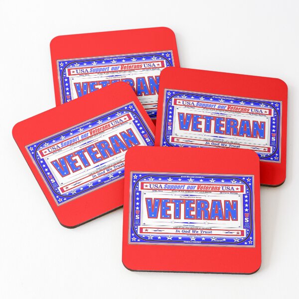 Item preview, SUPPORT OUR VETERANS!  U. S. A.  designed and sold by Imagin8er.