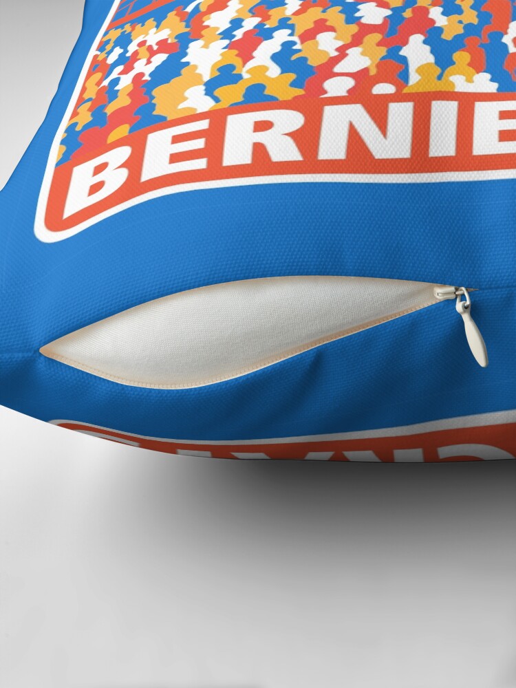 Thumbnail 2 of 4, Pillow, SF Berniecrats designed and sold by techmaz.