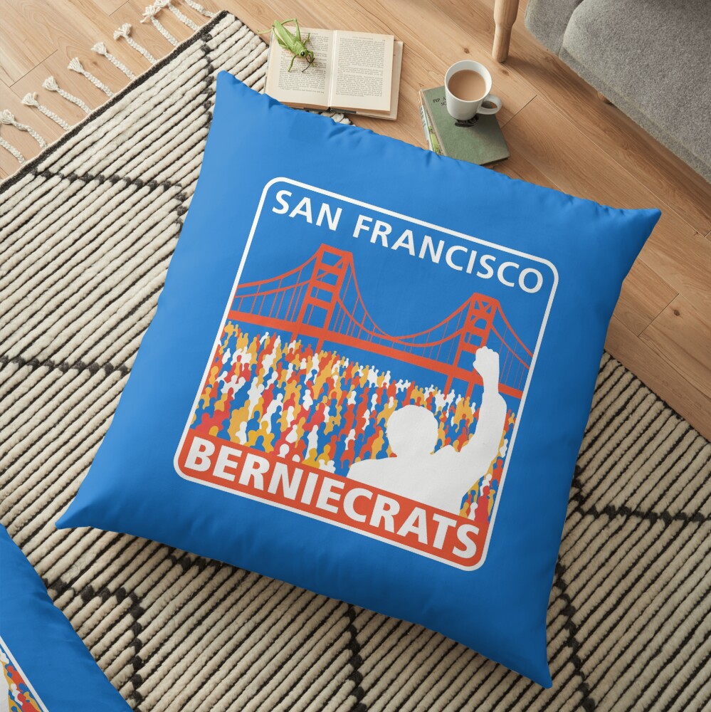SF Berniecrats Floor Pillow