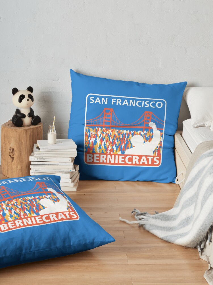 Alternate view of SF Berniecrats Floor Pillow