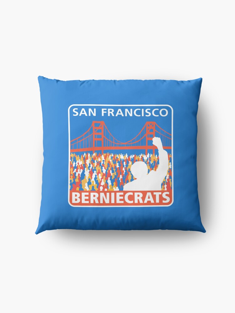 Alternate view of SF Berniecrats Floor Pillow