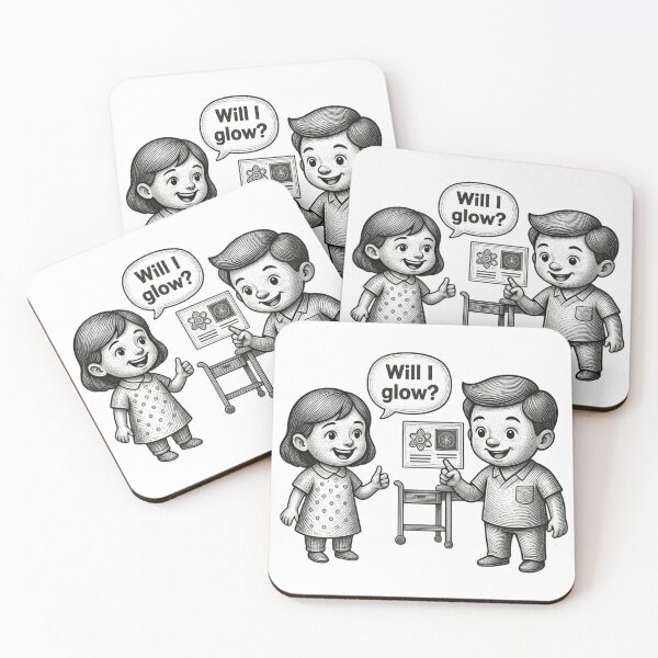 Item preview, Funny Nuclear Medicine Technologist Gift – “Will I Glow?” Cute Radiology Humor Design designed and sold by Mr-3.