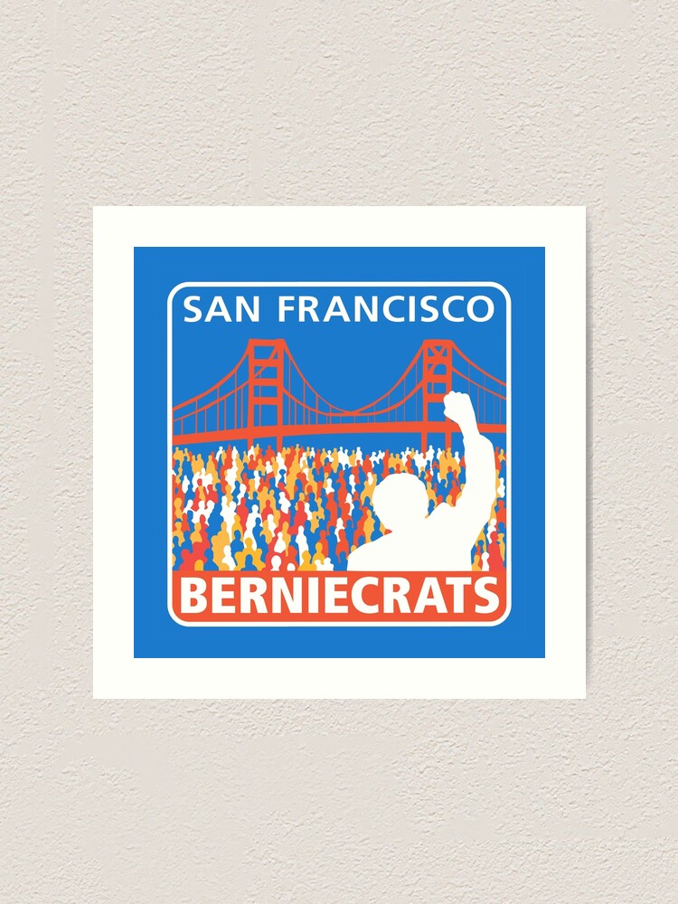 Alternate view of SF Berniecrats Art Print