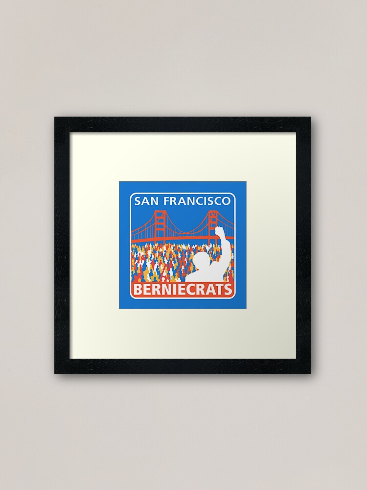 Alternate view of SF Berniecrats Framed Art Print