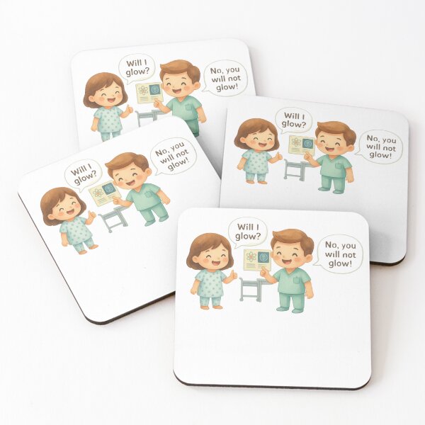 Item preview, Funny Nuclear Medicine Tech Gift – “Will I Glow?” Cute Radiology Humor Design designed and sold by Mr-3.