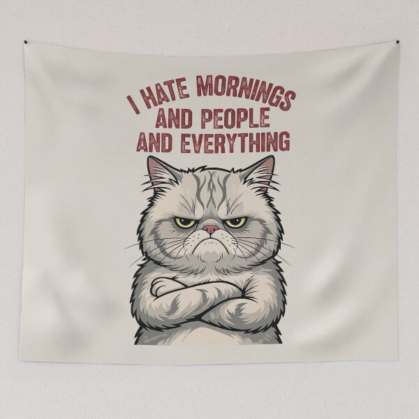 Item preview, I Hate Mornings designed and sold by Amir Faysal.