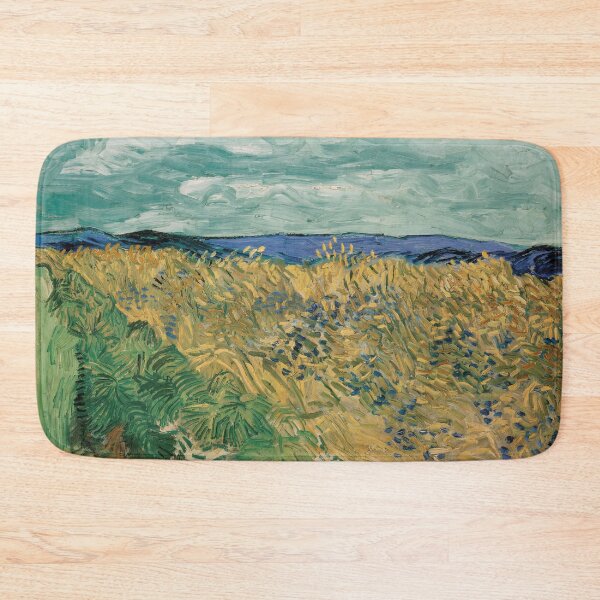 Item preview, Wheatfield With Cornflowers by Vincent van Gogh: Post Impressionist Landscape Poster designed and sold by artofuniverse.