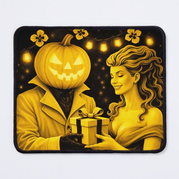 Item preview, Enchanted Headless Horseman – Gothic Halloween Romance Art designed and sold by TheHorsemanRidesAgain.