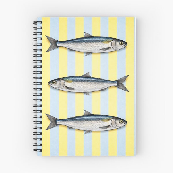 Item preview, Sardine Pattern Lime – Vintage Fish Stripe Design, Coastal Nautical Print, Minimal Seafood Illustration designed and sold by TheSlowShore.
